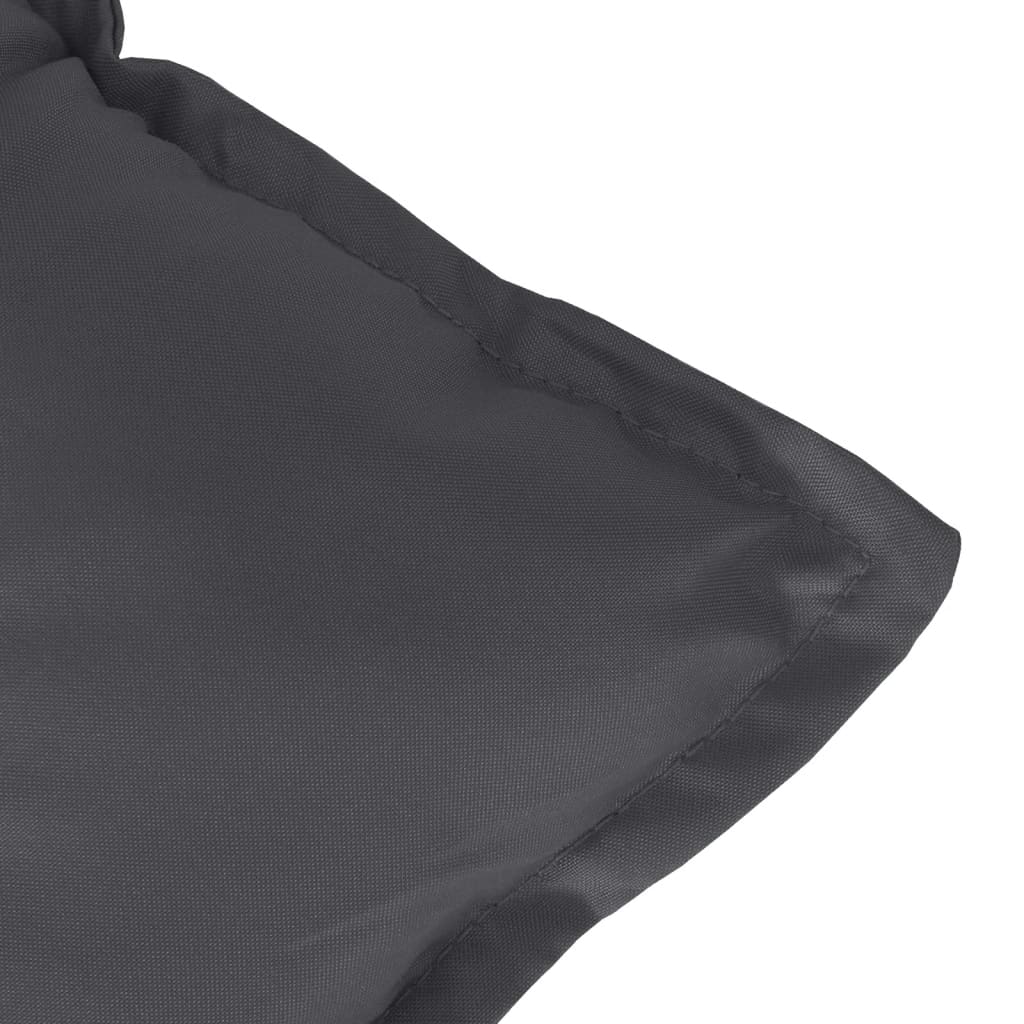 Cuscini Sedia Schiena Bassa 6 pz Antracite Mélange 100x50x7 cm | homemem39