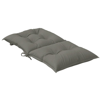Cuscini Sedia Schiena Bassa 6 pz Grigio Mélange 100x50x7 cm | homemem39