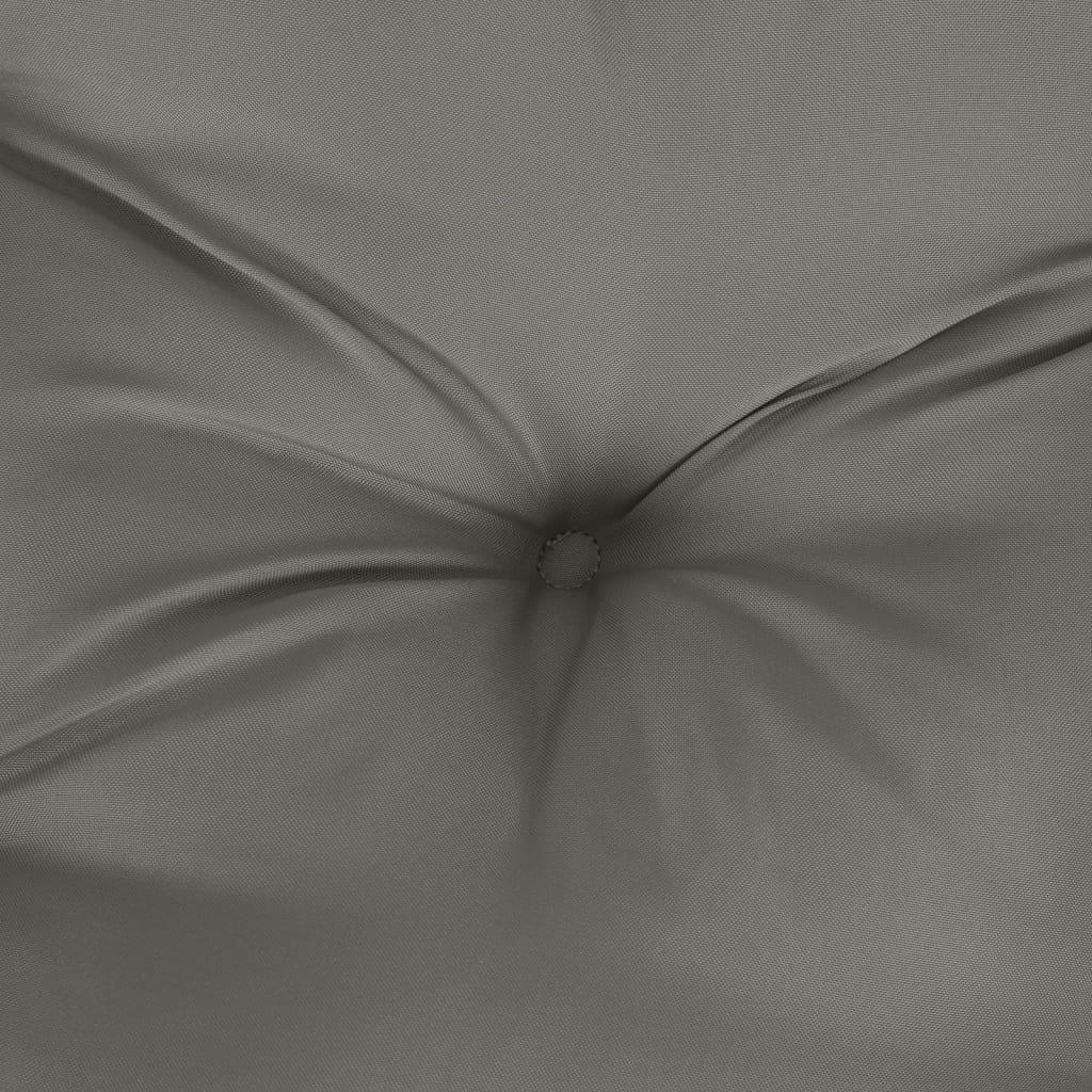 Cuscini Sedia Schiena Bassa 6 pz Grigio Mélange 100x50x7 cm | homemem39