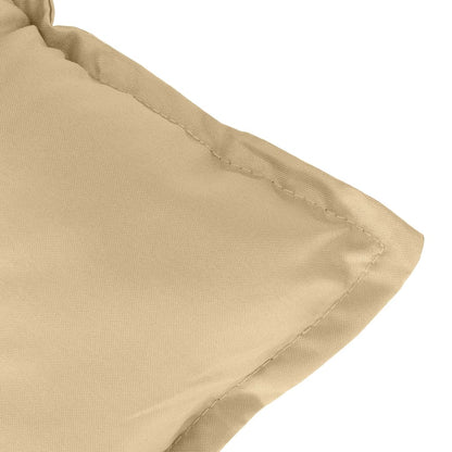 Cuscini Sedia Schiena Bassa 4 pz Beige Mélange 100x50x7 Tessuto | homemem39