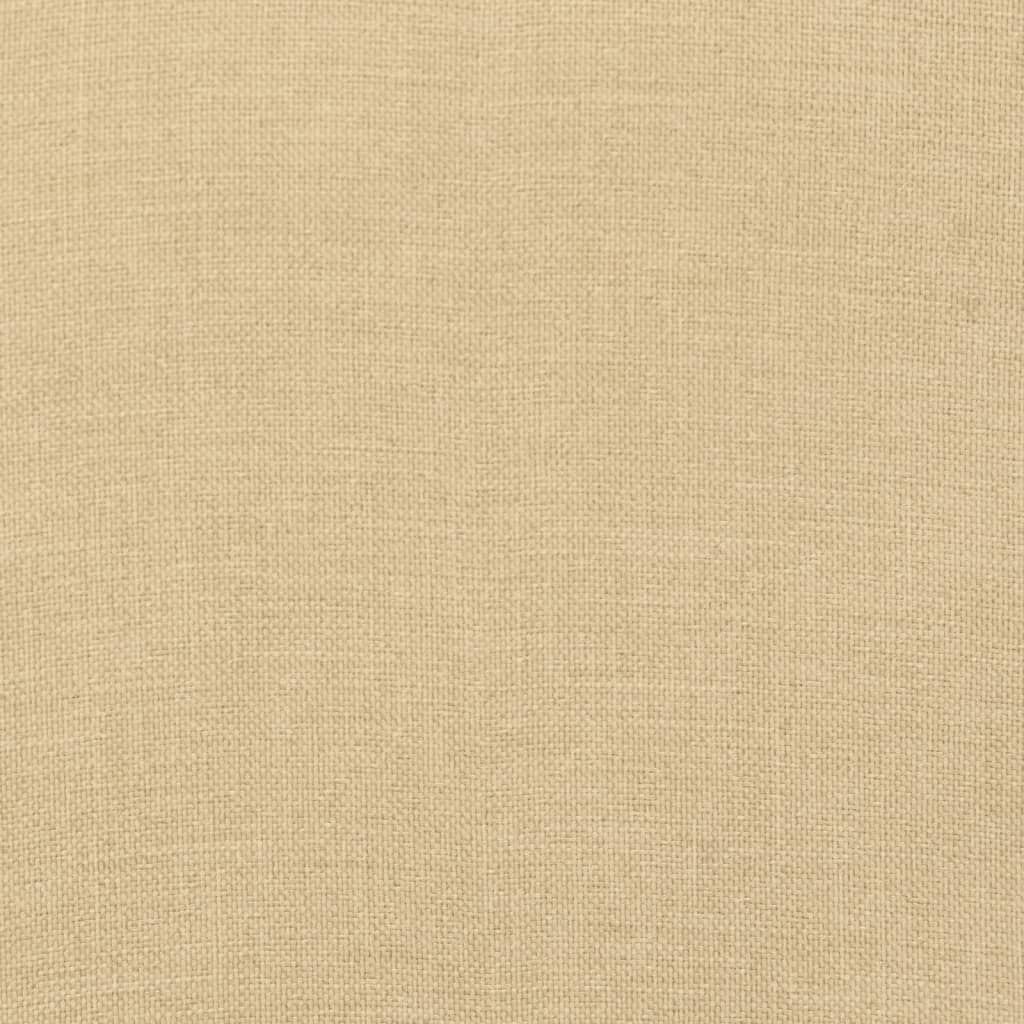 Cuscini Sedia Schiena Bassa 6 pz Beige Mélange 100x50x7 Tessuto | homemem39