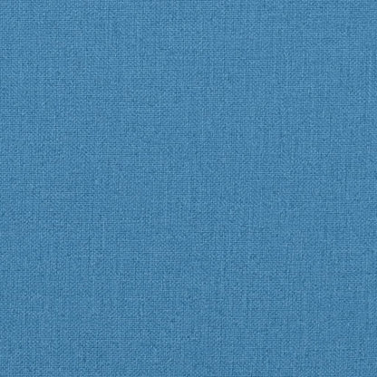 Cuscini Sedia Schiena Bassa 2 pz Blu Mélange 100x50x7 Tessuto | homemem39