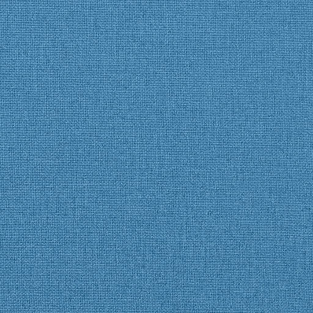 Cuscini Sedia Schiena Bassa 2 pz Blu Mélange 100x50x7 Tessuto | homemem39