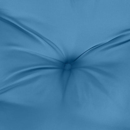 Cuscini Sedia Schiena Bassa 4 pz Blu Mélange 100x50x7 Tessuto | homemem39