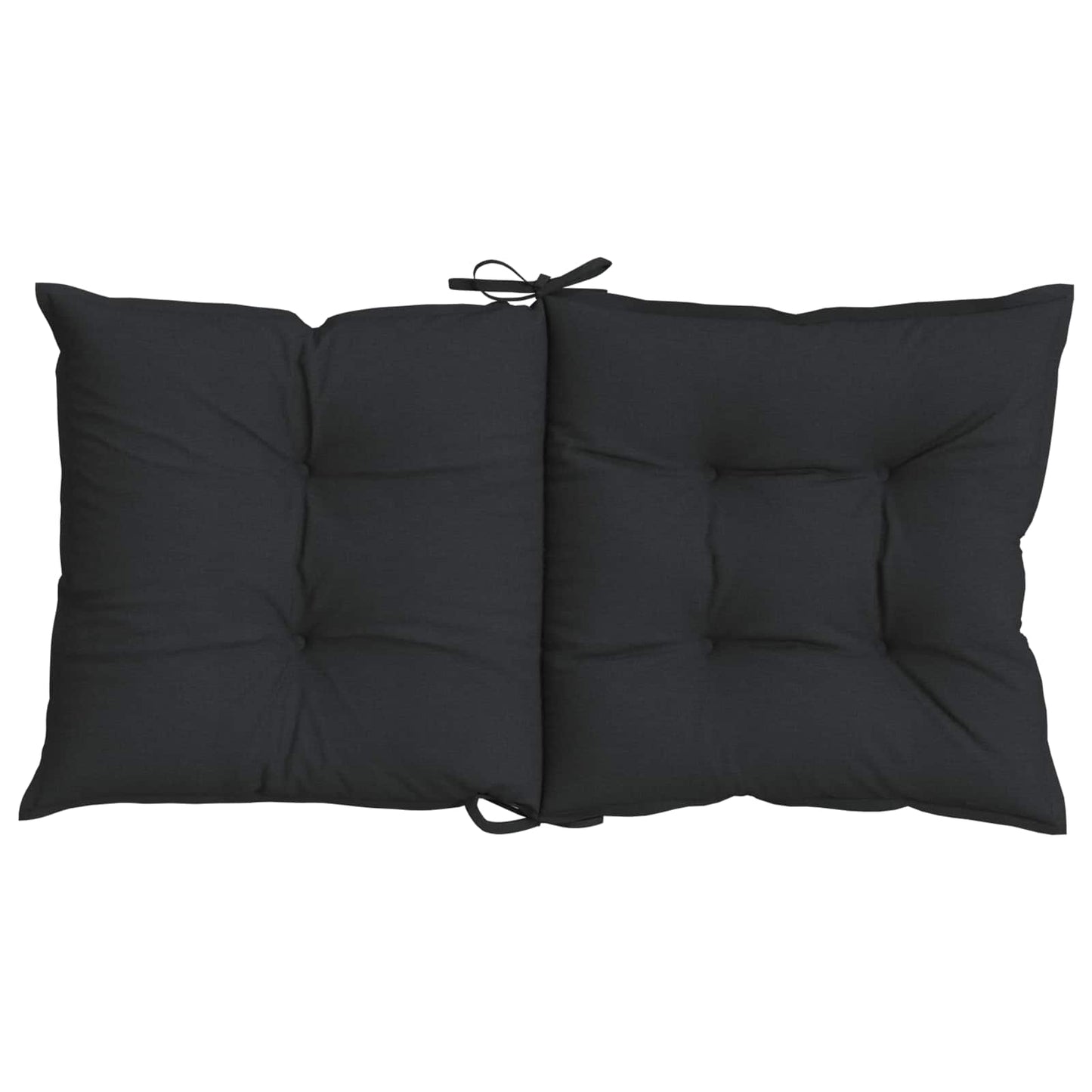 Set di Cuscini per Sedia Bassa 4 pcs Melange Nero | homemem39