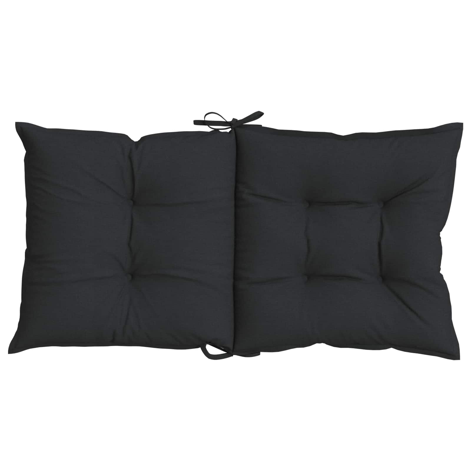 Set di Cuscini per Sedia Bassa 4 pcs Melange Nero | homemem39