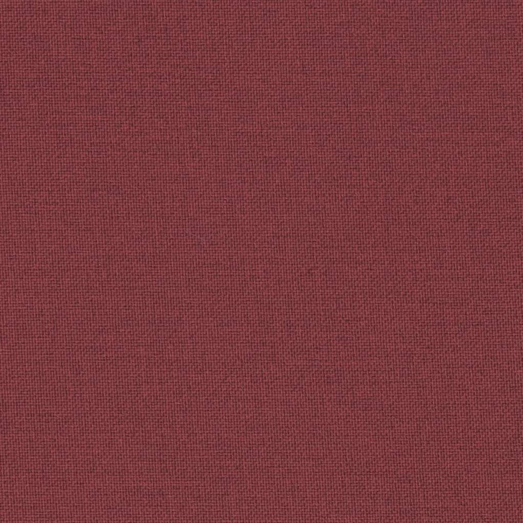 Cuscini Sedia Schiena Bassa 2 pz Rosso Vino Mélange Tessuto | homemem39