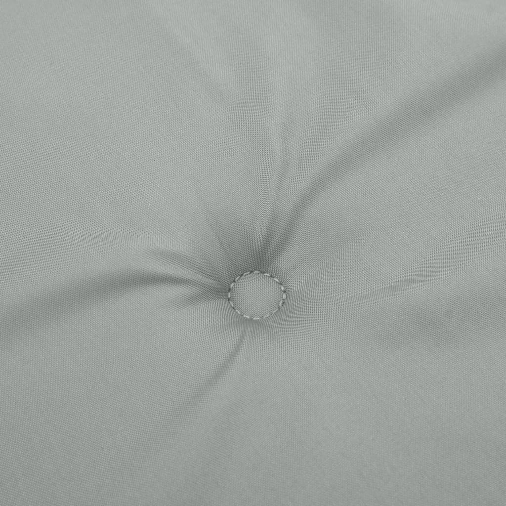 Cuscini Sedia Schiena Alta 2 Grigio Mélange 120x50x4 Tessuto | homemem39