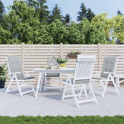 Cuscini Sedia Schiena Alta 4 Grigio Mélange 120x50x4 Tessuto | homemem39