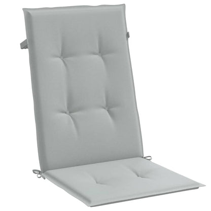 Cuscini Sedia Schiena Alta 6 Grigio Mélange 120x50x4 Tessuto | homemem39