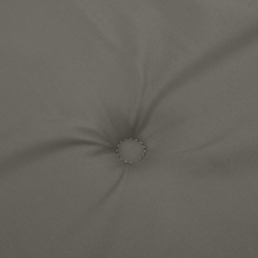 Cuscini Sedia Schiena Alta 2 Grigio Mélange 120x50x4 Tessuto | homemem39