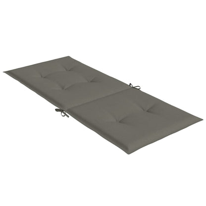 Cuscini Sedia Schiena Alta 4 Grigio Mélange 120x50x4 Tessuto | homemem39