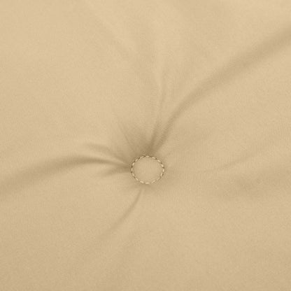 Cuscini Sedia Schiena Alta 2 Beige Mélange 120x50x4 Tessuto | homemem39