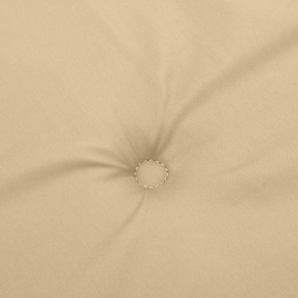 Cuscini Sedia Schiena Alta 4 Beige Mélange 120x50x4 Tessuto | homemem39