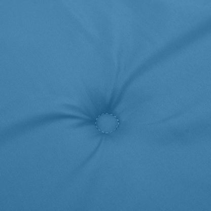 Cuscini Sedia Schiena Alta 6 Blu Mélange 120x50x4 Tessuto | homemem39