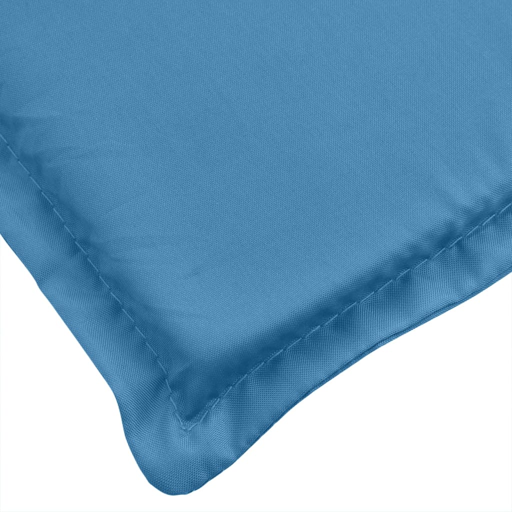 Cuscini Sedia Schiena Alta 6 Blu Mélange 120x50x4 Tessuto | homemem39