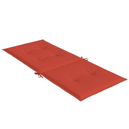 Cuscini Sedia Schiena Alta 6 Rosso Mélange 120x50x4 Tessuto | homemem39
