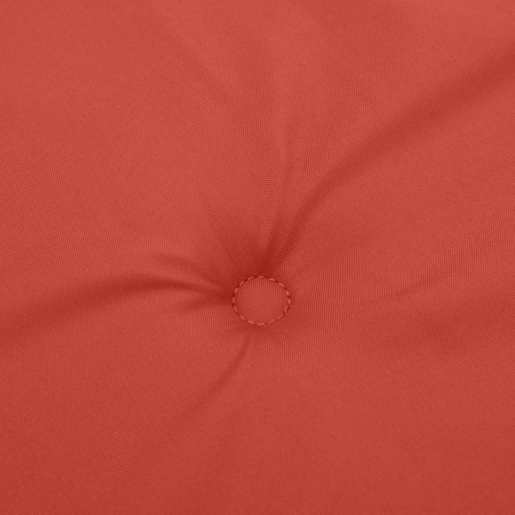 Cuscini Sedia Schiena Alta 6 Rosso Mélange 120x50x4 Tessuto | homemem39