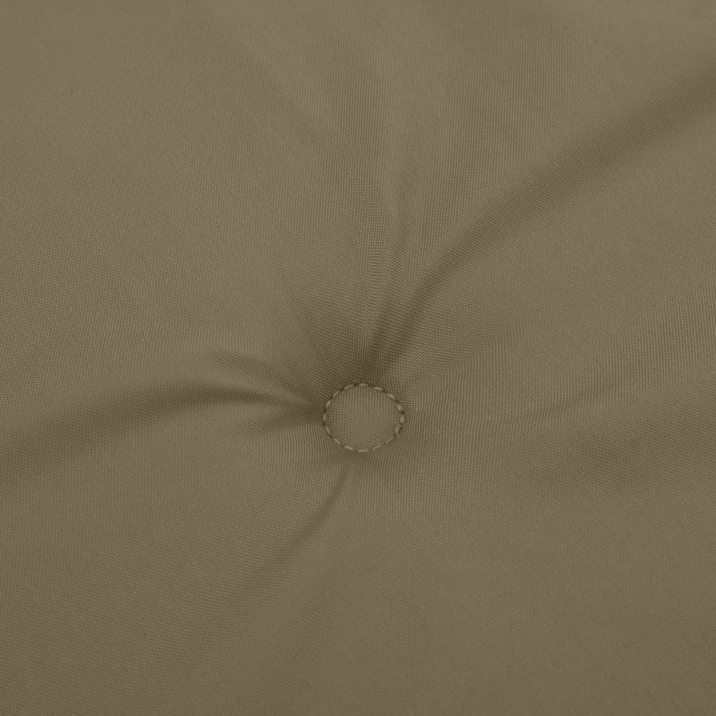 Cuscini Sedia Schiena Alta 2 Tortora Mélange 120x50x4 Tessuto | homemem39