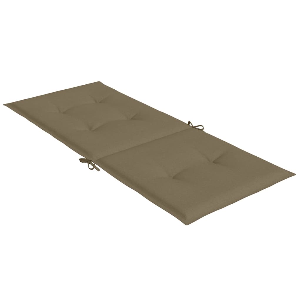Cuscini Sedia Schiena Alta 6 Tortora Mélange 120x50x4 Tessuto | homemem39