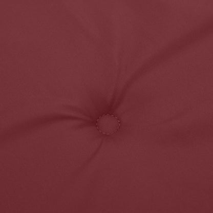 Cuscini Sedia Schiena Alta 2 Rosso Vino Mélange 120x50x4 cm | homemem39