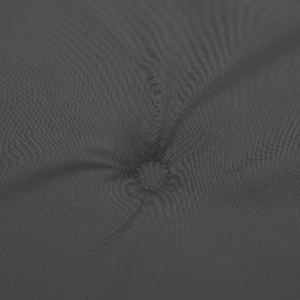 Cuscini Sedia Schiena Bassa 6 pz Antracite Mélange 100x50x4 cm | homemem39