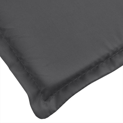 Cuscini Sedia Schiena Bassa 6 pz Antracite Mélange 100x50x4 cm | homemem39
