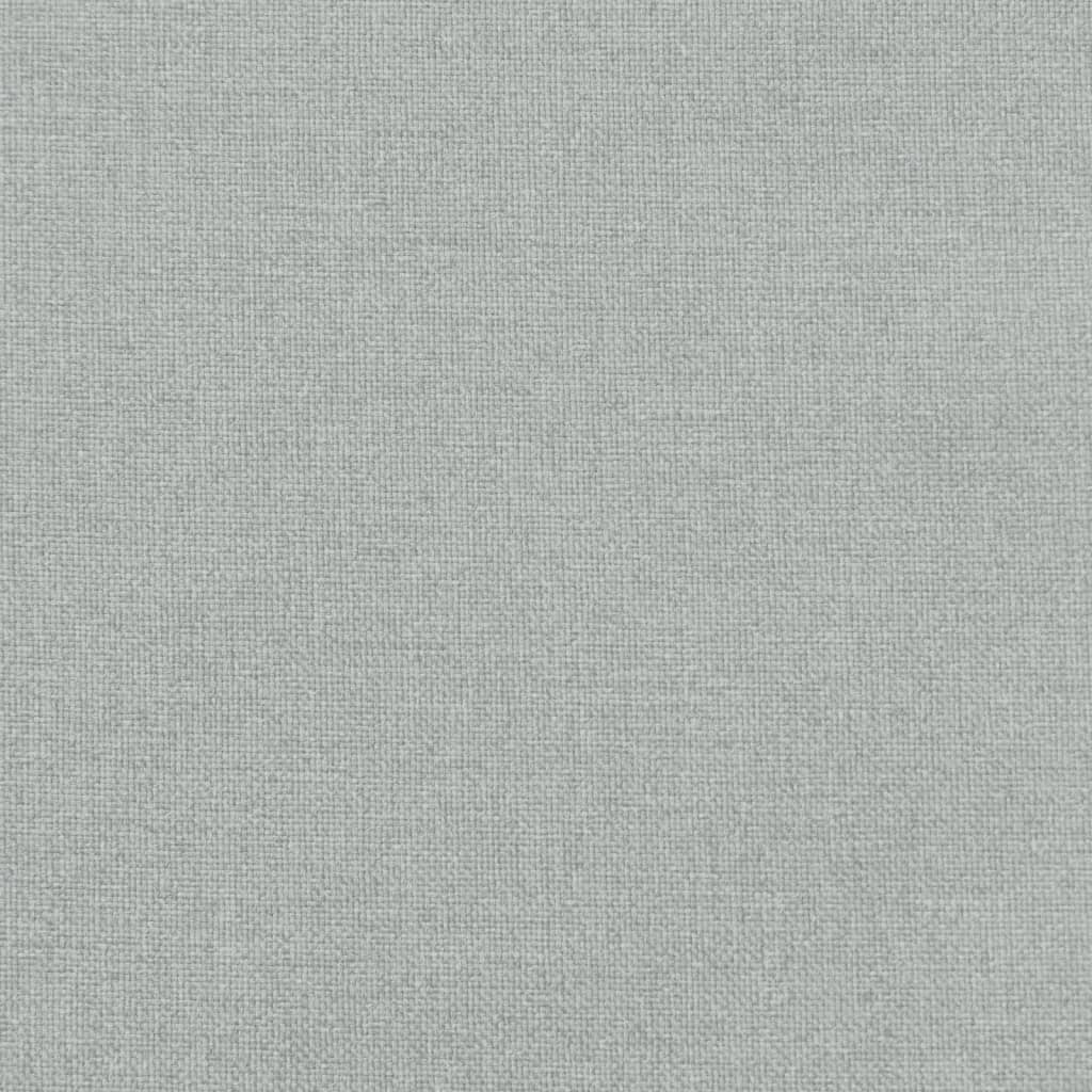 Cuscini Sedia Schiena Bassa 4 pz Grigio Mélange 100x50x4 cm - homemem39