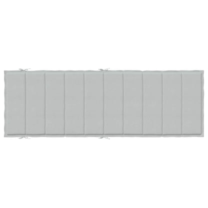 Cuscino per Lettino Prendisole Grigio Chiaro Mélange 186x58x4cm | homemem39