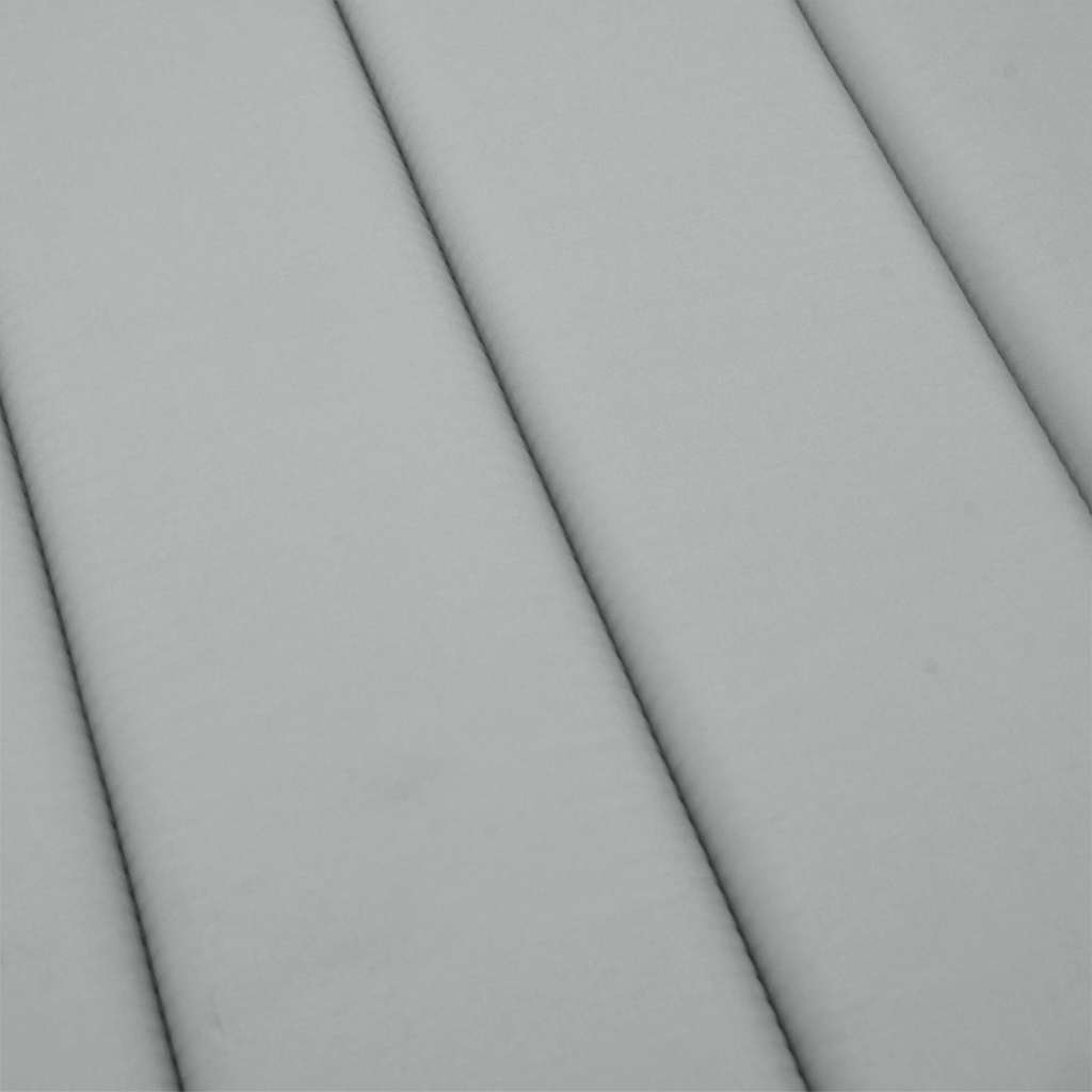 Cuscino per Lettino Prendisole Grigio Chiaro Mélange 186x58x4cm | homemem39