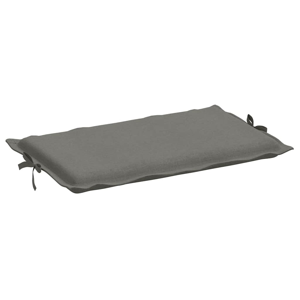 Cuscino per Lettino Prendisole Grigio Scuro Mélange 186x58x4cm | homemem39