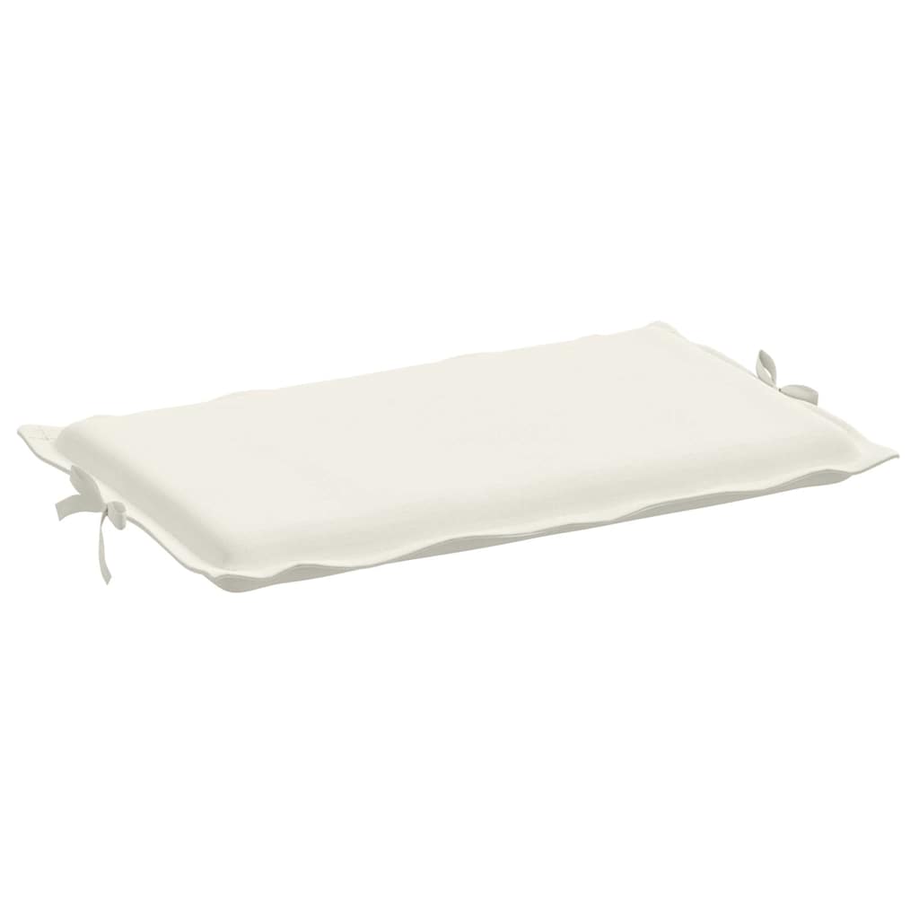 Cuscino per Lettino Prendisole Crema Mélange 186x58x4cm Tessuto | homemem39