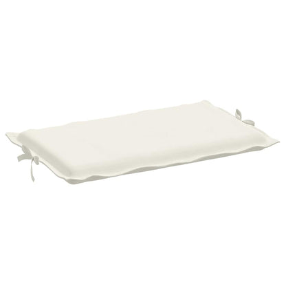 Cuscino per Lettino Prendisole Crema Mélange 186x58x4cm Tessuto | homemem39