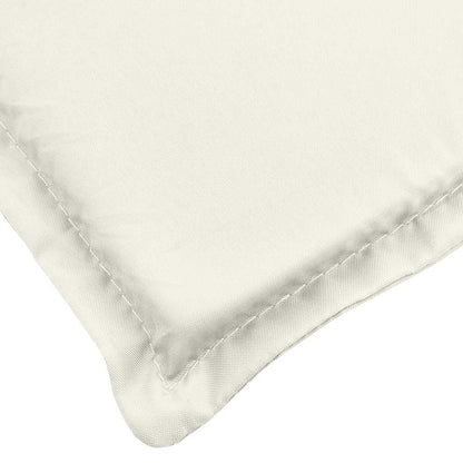 Cuscino per Lettino Prendisole Crema Mélange 186x58x4cm Tessuto | homemem39