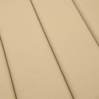 Cuscino per Lettino Prendisole Beige Mélange 186x58x4cm Tessuto | homemem39