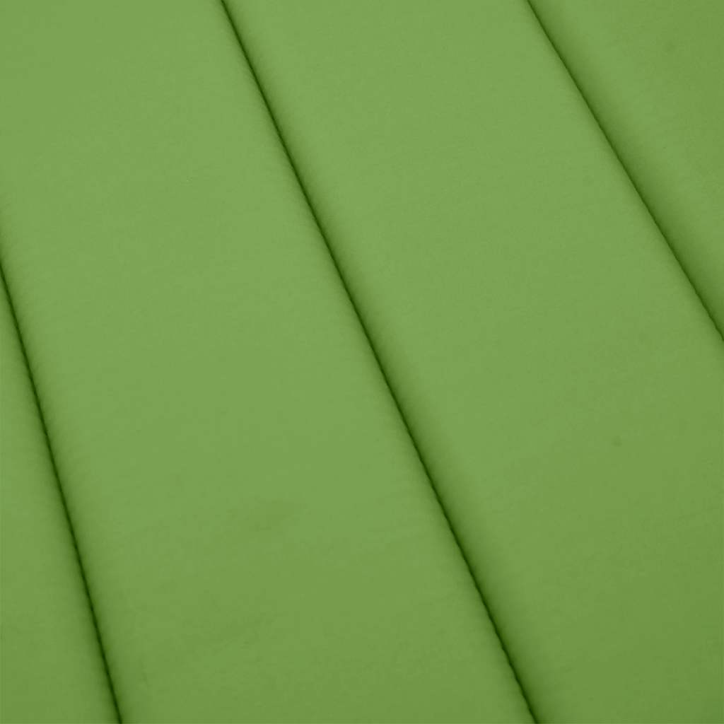 Cuscino per Lettino Prendisole Verde Mélange 186x58x4cm Tessuto | homemem39