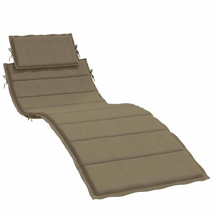Cuscino per Lettino Prendisole Tortora Mélange 186x58x4cm | homemem39