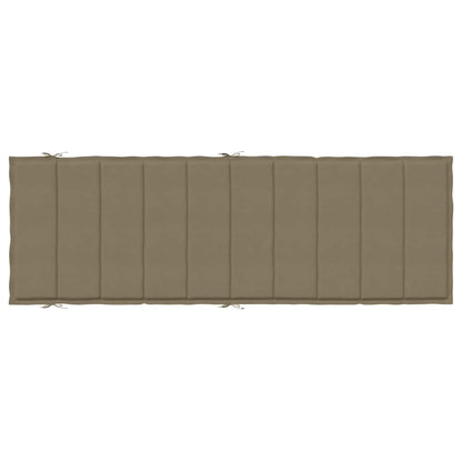 Cuscino per Lettino Prendisole Tortora Mélange 186x58x4cm | homemem39