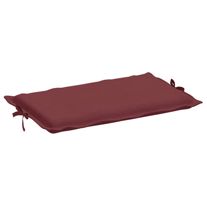 Cuscino per Lettino Prendisole Rosso Vino Mélange 186x58x4cm | homemem39