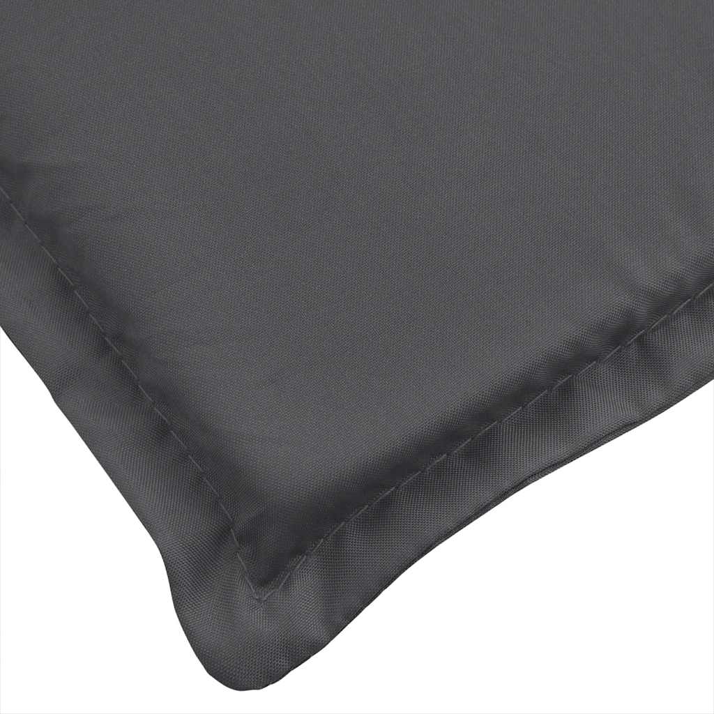Cuscino per Sdraio Antracite Mélange (75+105)x50x3cm in Tessuto | homemem39