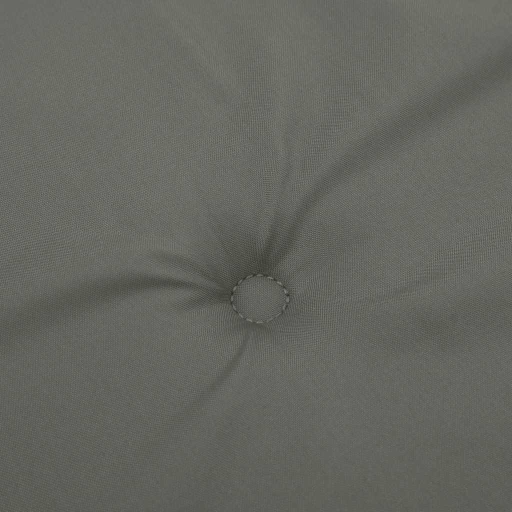 Cuscino per Sdraio Grigio Scuro Mélange (75+105) x 50 x 4 Tessuto | homemem39