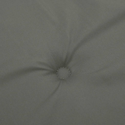 Cuscino per Sdraio Grigio Scuro Mélange (75+105) x 50 x 4 Tessuto | homemem39