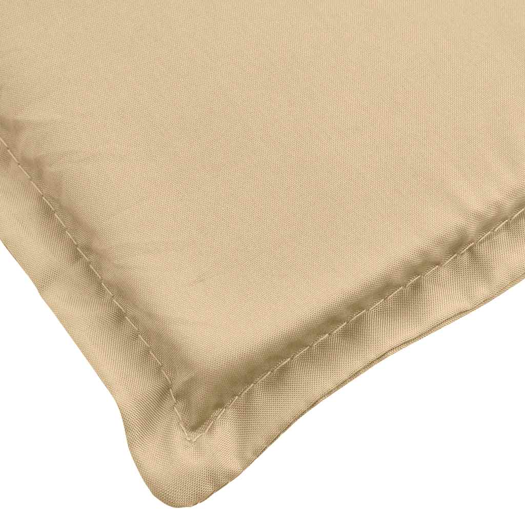 Cuscino per Sdraio Beige Mélange (75+105) x 50 x 4 cm in Tessuto | homemem39