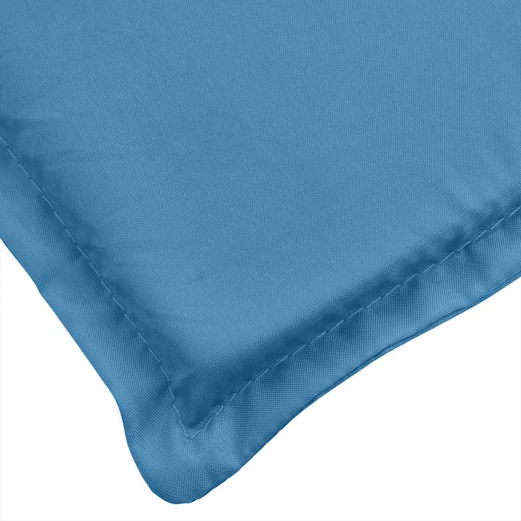 Cuscino per Sdraio Blu Mélange (75+105) x 50 x 4 cm in Tessuto | homemem39