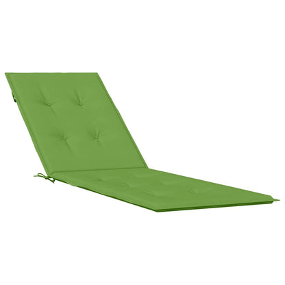 Cuscino per Sdraio Verde Mélange (75+105) x 50 x 4 cm in Tessuto | homemem39