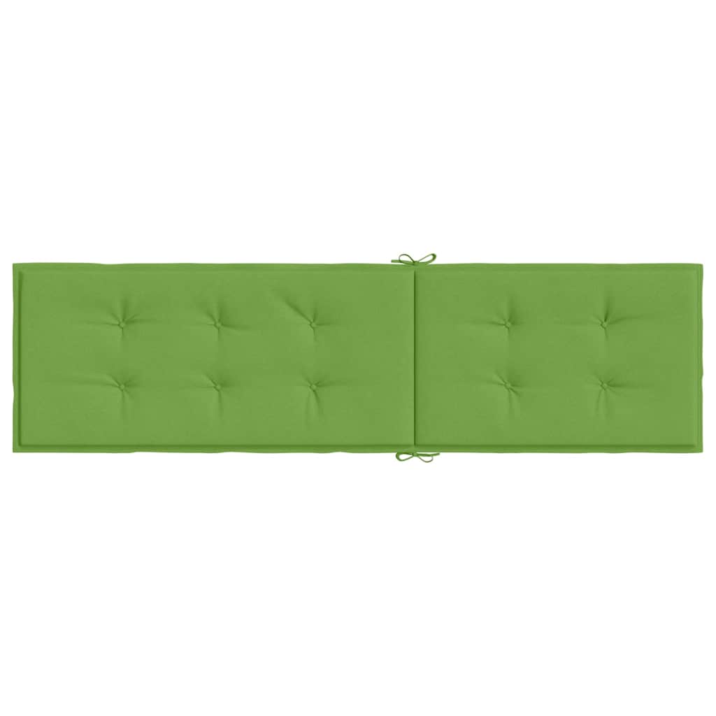 Cuscino per Sdraio Verde Mélange (75+105) x 50 x 4 cm in Tessuto | homemem39