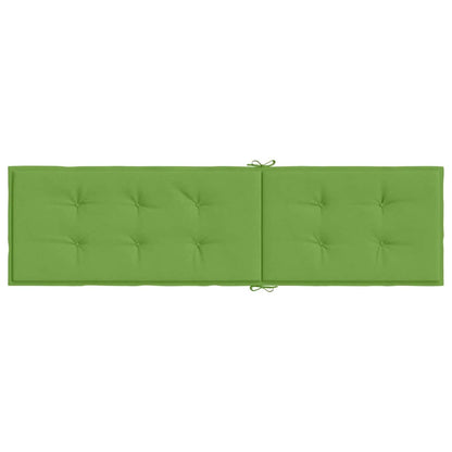 Cuscino per Sdraio Verde Mélange (75+105) x 50 x 4 cm in Tessuto | homemem39