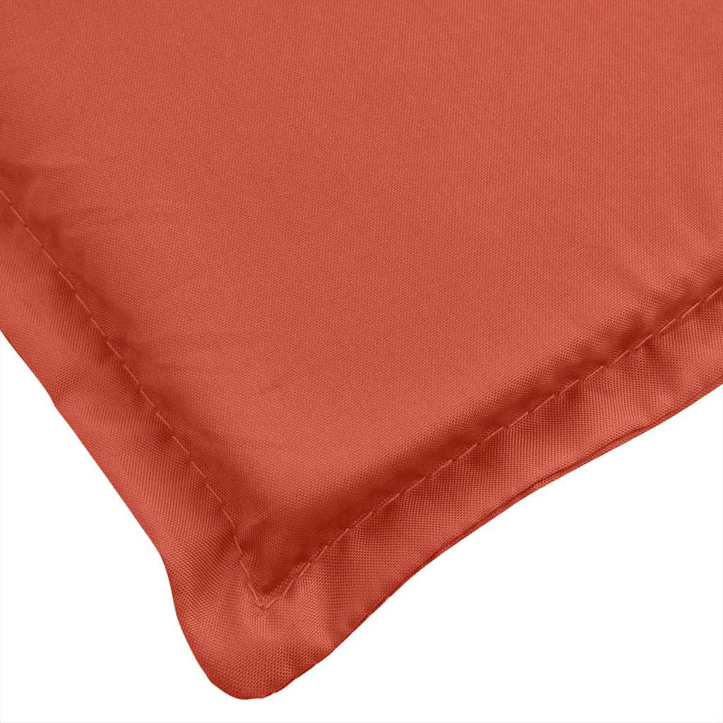 Cuscino per Sdraio Rosso Mélange (75+105) x 50 x 4 cm in Tessuto | homemem39