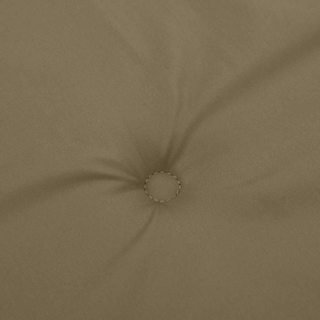 Cuscino per Sdraio Tortora Mélange (75+105)x50x3 cm in Tessuto | homemem39