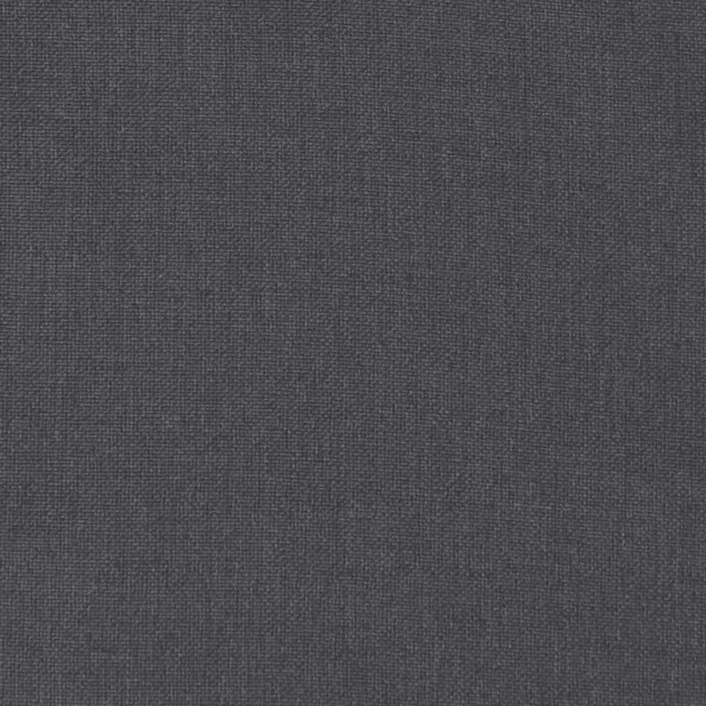 Cuscino per Lettino Antracite Mélange 200x50x4 cm in Tessuto | homemem39